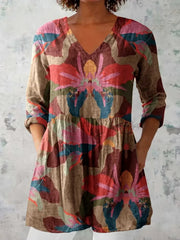 Ellie | Floral Doll Neck Top