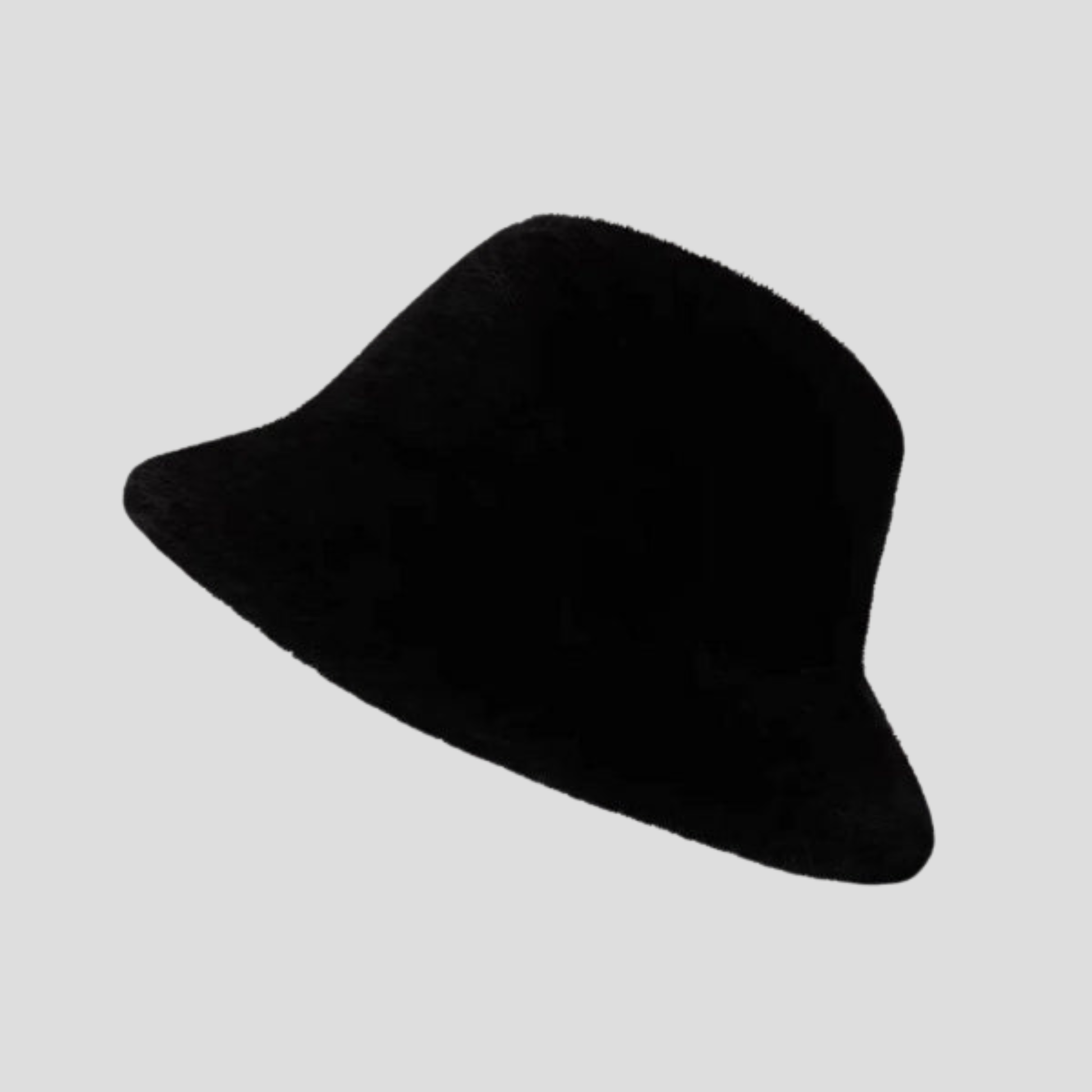 Women's bucket hat with rounded crown and contoured brim, shown in neutral colorways