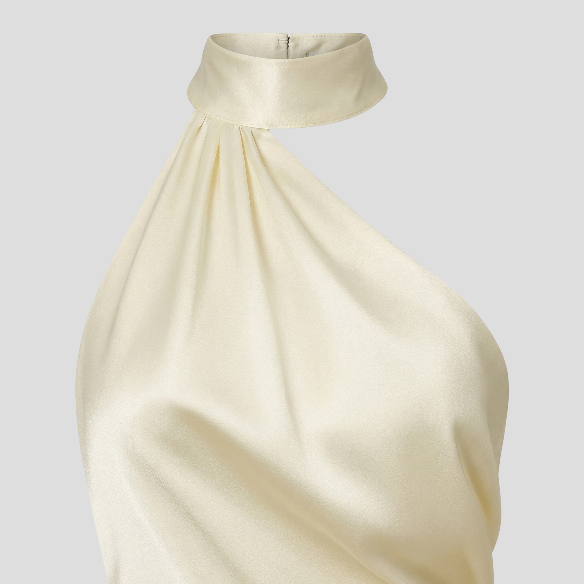 White women's mini dress with defined waist detail and streamlined silhouette for evening wear