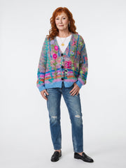 SAOIRSE | SOFT FLORAL KNIT CARDIGAN
