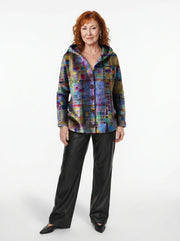 KEAVY | ELEGANT PRINTED BUTTON CARDIGAN
