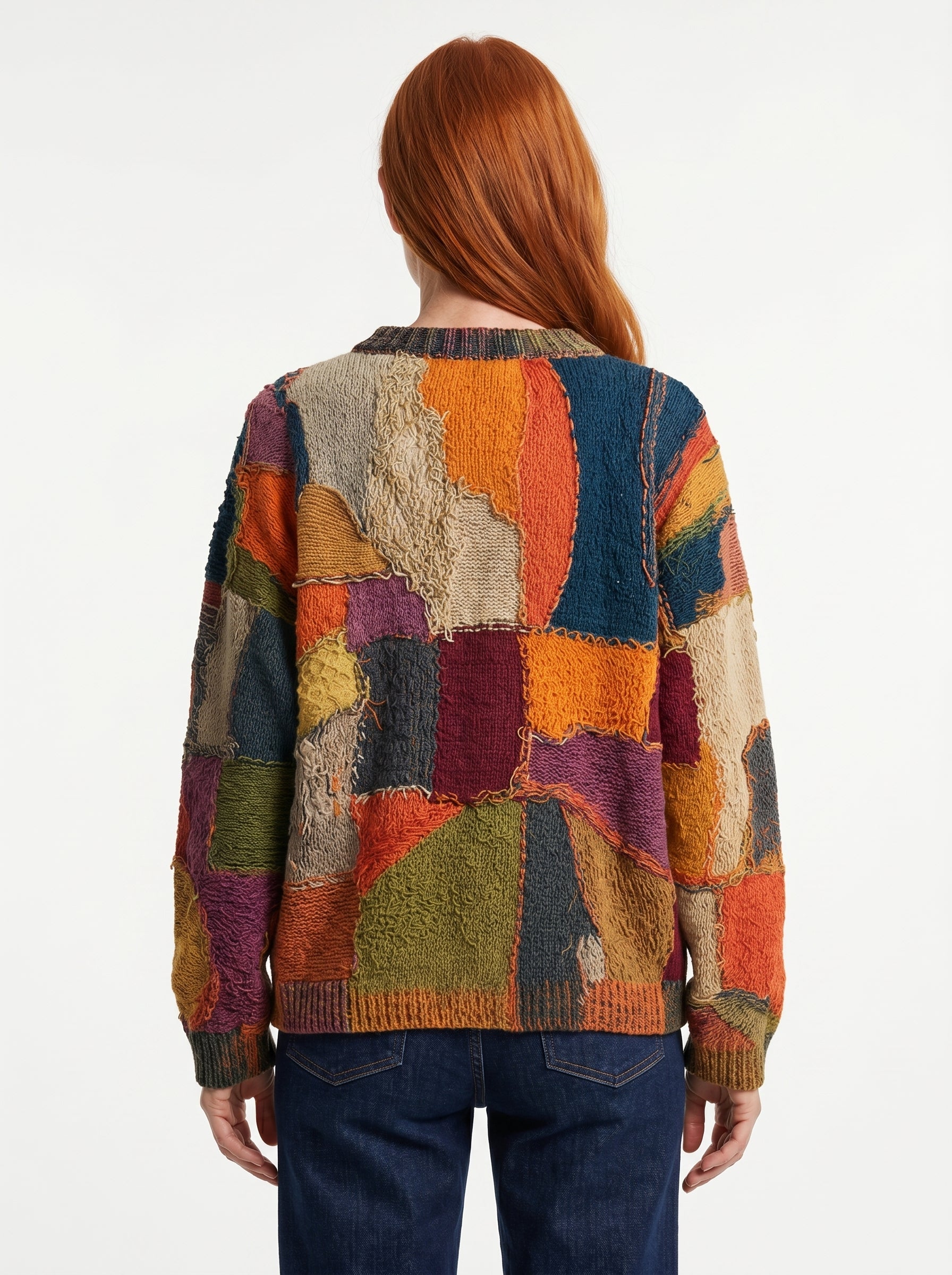 SIOBHÁN | ARTISTIC CAT DETAIL KNIT SWEATER
