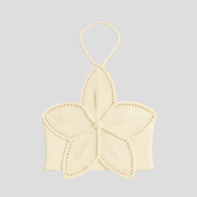 Women's white one-shoulder top with asymmetric neckline and contoured fit